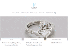 Tablet Screenshot of platinumjewelry.com